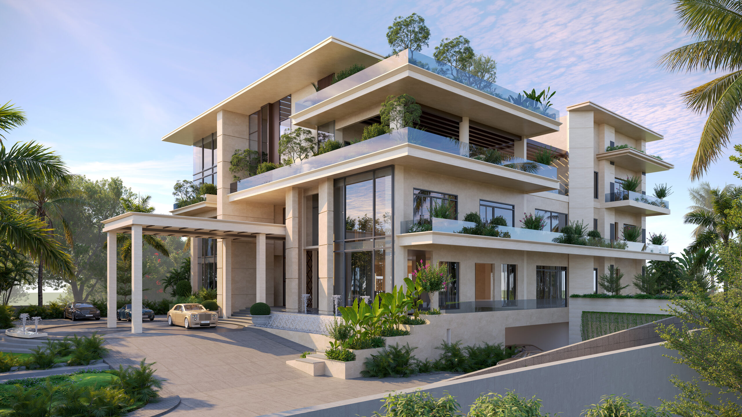 Mr.Narayana Residence Side View-2 (4-1-25)