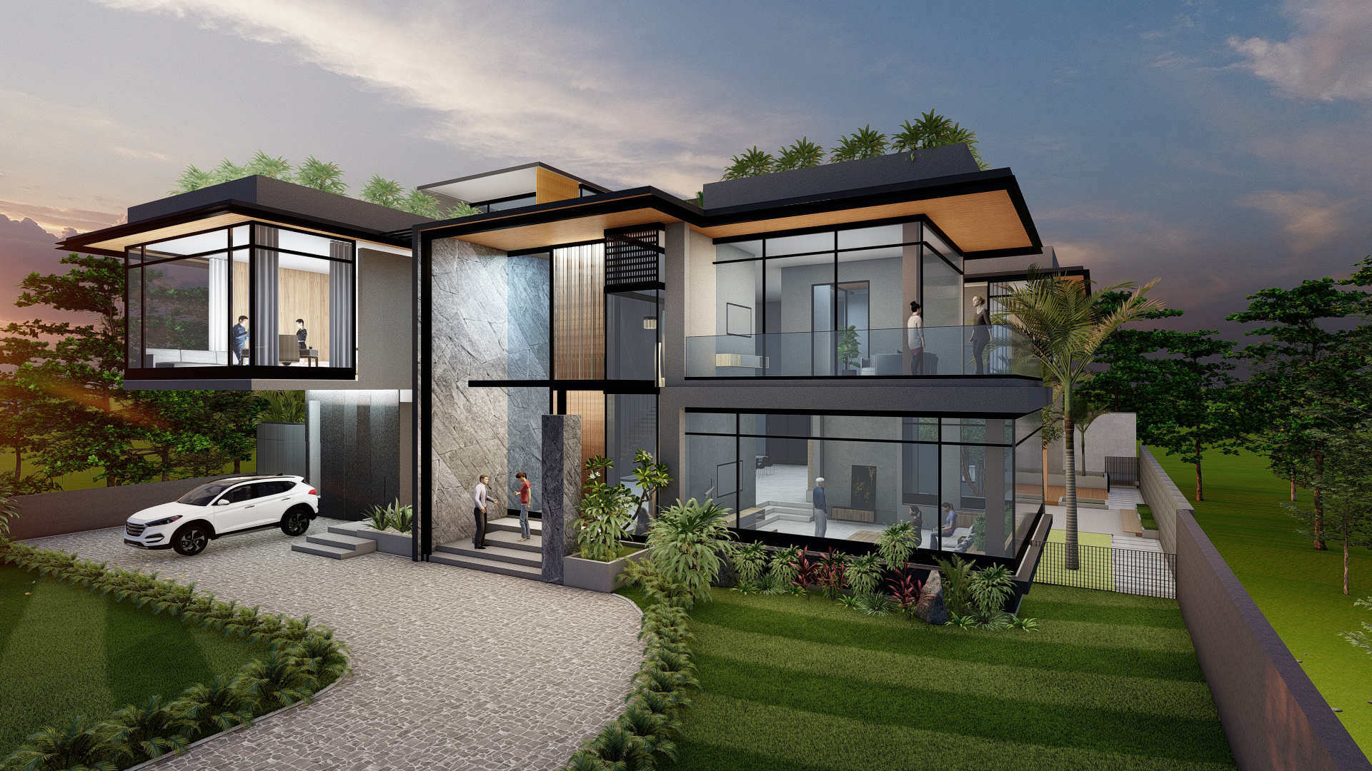 Mr.Mantena Raju Residence View-1(1-3-24)R