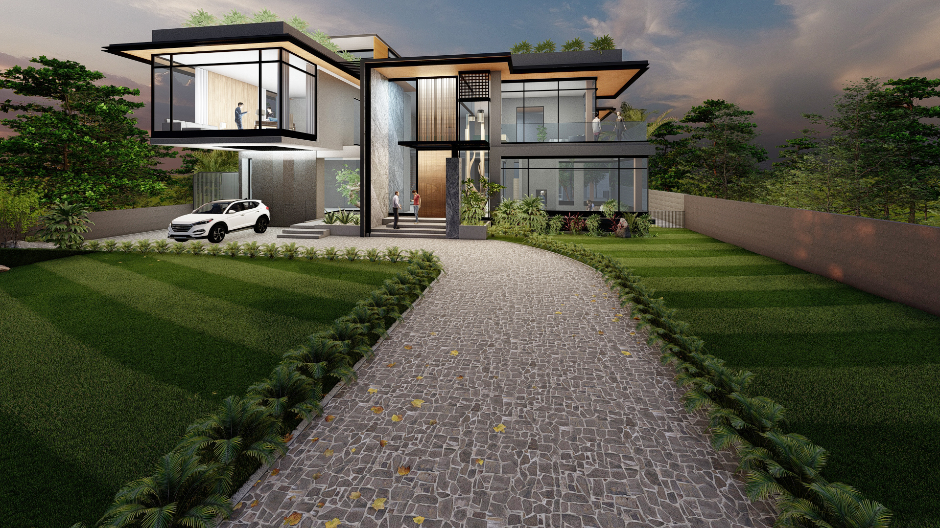 Mr.Mantena Raju Residence View-2(1-3-24)R