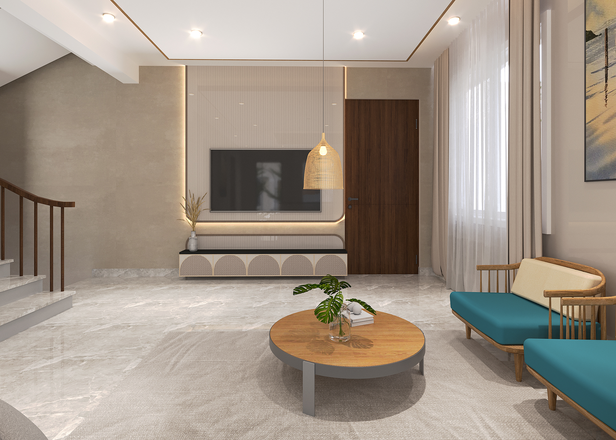 Test 1st floor Living Room View-3